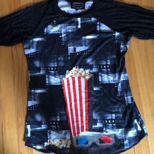 Terez 3/4 slv T-shirt “movie theme”